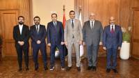 وزير الشباب والرياضة يبحث مع مسئولي شركة "تاي هاوس" و"روابط الرياضية" تعزيز التعاون لرعاية الأبطال الرياضيين