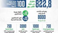 انفو جراف.. زيادة المرتبات في الموازنة العامة الجديدة للدولة