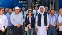 وزيرة الإسكان ومحافظ مطروح يتفقدان رافع مياه الشرب "ابني بيتك" بالمحافظة
