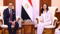 وزيرة التضامن الاجتماعي تستقبل وزير الدولة السنغافوري للشئون الخارجية والداخلية