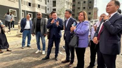 "صندوق الإسكان" ينظم زيارة تفقدية لوزير البنية التحتية المنغولى لمدينة حدائق العاصمة