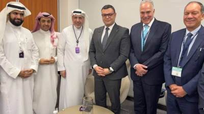  وزير الإسكان يعقد عدة اجتماعات مع ممثلي مجلس الأعمال المصري السعودي