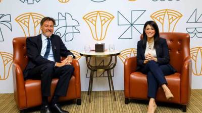 رانيا المشاط تستقبل نائب الأمين العام لمنظمة التعاون الاقتصادي