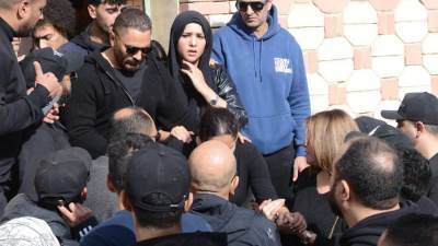 الحزن يخيم على نجوم الغناء في جنازة الملحن محمد رحيم (صور)