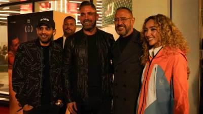 بالصور .. نجوم الفن يحتفلون بالعرض الخاص لفيلم مين يصدق مع أشرف عبد الباقي وابنته زينة 