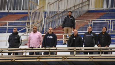 جهاز المنتخب يحضر مباراة سيراميكا كليوباترا ومودرن سبورت