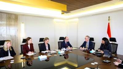 وزيرة التخطيط تلتقي ممثلي السفارة وهيئة التعاون الإنمائي السويدية