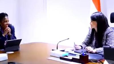 رانيا المشاط تلتقي المديرة الإقليمية للبنك الدولي لمتابعة الجهود المشتركة لتشجيع الاستثمار