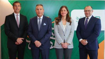 البنك الأهلي الأول في مصر كوكيل للتمويل ومسوق للقروض المشتركة بشهادة بلومبرج