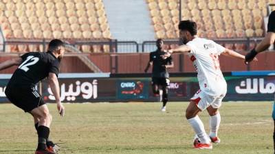 الزمالك يتعادل مع بتروجت 1-1 في أول مباراة لبيسيرو