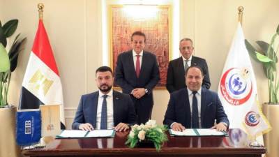 مؤسسة البنك التجاري الدولي توقع بروتوكول تعاون مع مستشفى مبرة مصر القديمة بـ 15 مليون جنيه