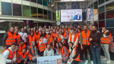 موظفو بنك القاهرة يشاركون أطفال "57357" فرحتهم في استقبال شهر رمضان