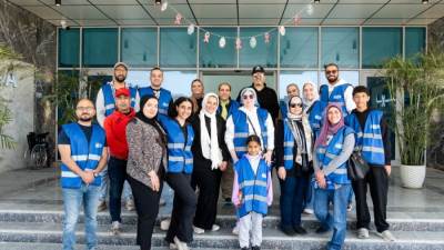 متطوعو مؤسسة أبوظبي الإسلامي الخيرية يُدخلون الفرحة على محاربي مستشفى بهية في رمضان