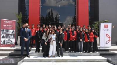 بنك saib يشارك في فعاليات اليوم العربي للشمول المالي ويعقد محاضرة تثقيفية لطالبات "السويدي إليكتريك"