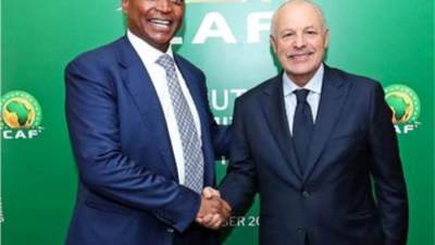 أبو ريدة يشكر موتسيبي بعد تدخله لإنهاء أزمة تأشيرات الأجانب في الأهلي وبيراميدز