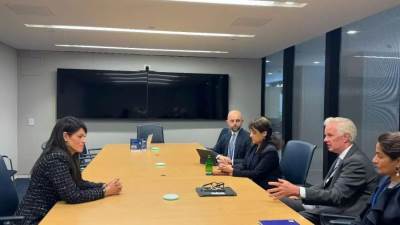 رانيا المشاط تعقد اجتماعات ثنائية مع "ODI" و"سيتي بنك" و"ألفاريز آند مارسال"