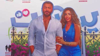 بالصور ... تامر حسني وأبطال فيلم ريستارت يصلون للعرض الخاص ب" تمناية " 