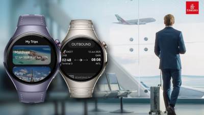 هواوي وطيران الإمارات تطلقان تطبيق الساعة الذكية "HarmonyOS 5"