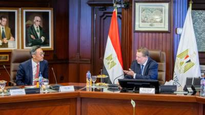 محافظ «المركزي» يلتقي رئيس البنك الصناعي والتجاري الصيني لبحث التعاون المشترك