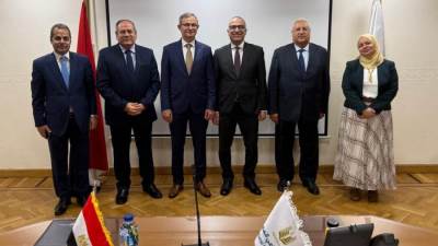  وزير زراعة صربيا يزور البنك الزراعي المصري لتعزيز سبل التعاون  