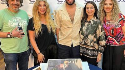 بالصور ..رامي جمال يحتفل بصدور ألبومه الجديد " محسبتهاش " بنجوم أف ام 