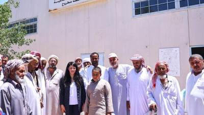 وزيرة التخطيط تتفقد مركز الأطراف الصناعية بمطروح وتشهد تسليم وصيانة 1000طرف صناعى