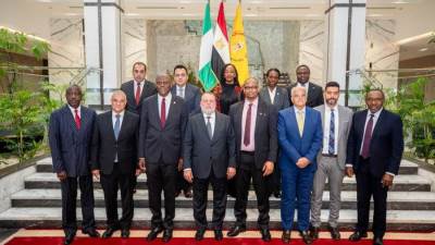 محافظ البنك المركزي يتفقد مع نظيره النيجيري دار طباعة النقد بالعاصمة الإدارية الجديدة