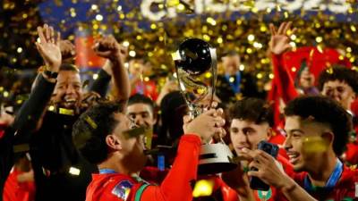 محمد السادس يهنئ منتخب المغرب بلقب كأس العالم للشباب