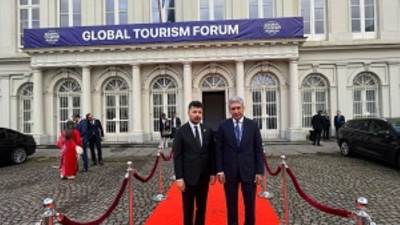 وزير السياحة يشارك في الاجتماع السنوي لمنتدى السياحة العالمي بالعاصمة البلجيكية بروكسل