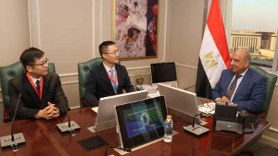 وزير الكهرباء يبحث مع شركة هواوي الصينية العمل المشترك في مجالات تخزين الطاقة