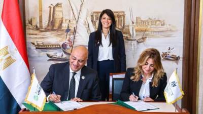 المشاط تشهد توقيع مذكرة تفاهم بين تنمية المشروعات ومبادرة إرادة