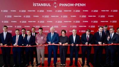 الخطوط الجوية التركية تطلق رحلاتها إلى بنوم بنه عاصمة كمبوديا