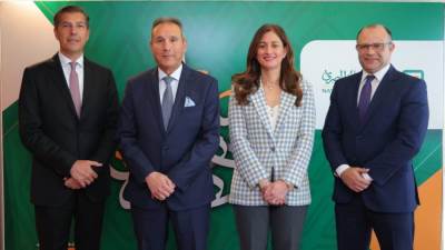 البنك الأهلي الأول في مصر كوكيل للتمويل ومرتب رئيسي ومسوق للتمويل بشهادة بلومبرج