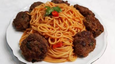 هنفطر إيه النهاردة 18 رمضان؟.. طريقة عمل مكرونة سباجيتي بكفتة داوود باشا