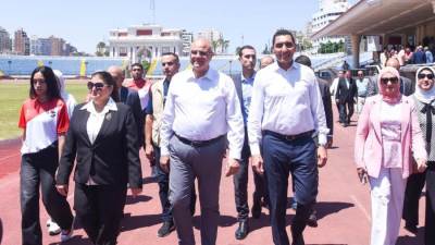 وزير الشباب ومحافظ الإسكندرية يشهدان احتفالية اليوم الرياضي العربي 
