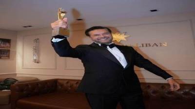 بالصور .. تكريم راغب علامة بحفل الموريكيس دور ويعلق " في لحظات بتخلي القلب يدق 
