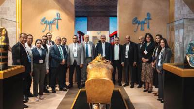  وزير السياحة والآثار يفتتح الجناح المصري المُشارك في معرض IFTM Top Resa 2026