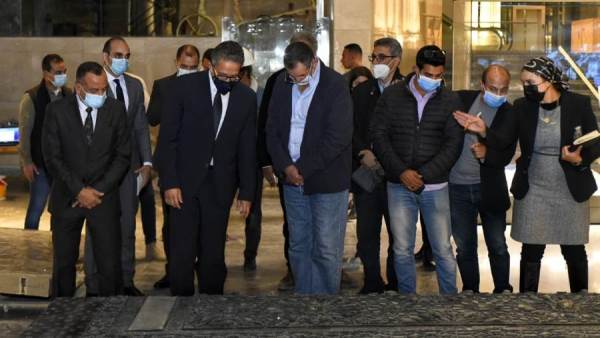 وزير السياحة والآثار ومستشار الرئيس يتفقدان متحف عواصم مصر