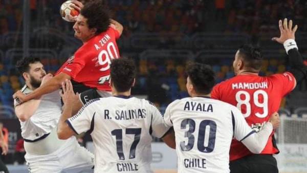 منتخب اليد تفتتح المونديال بالفوز على تشيلي 35 ـ 29