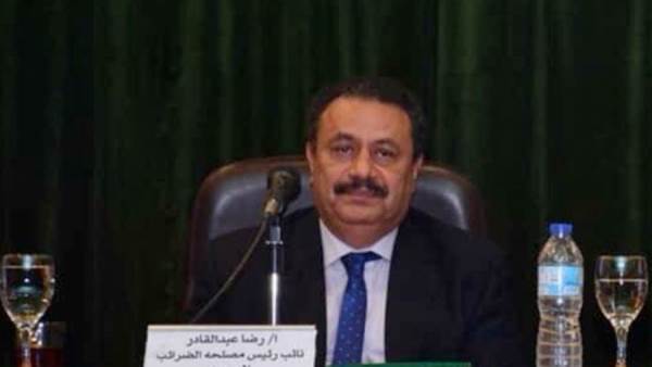 رضا عبدالقادر رئيس مصلحة الضرائب المصرية