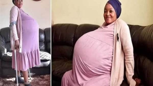 سيدة من جنوب أفريقيا تنجب 10 توائم