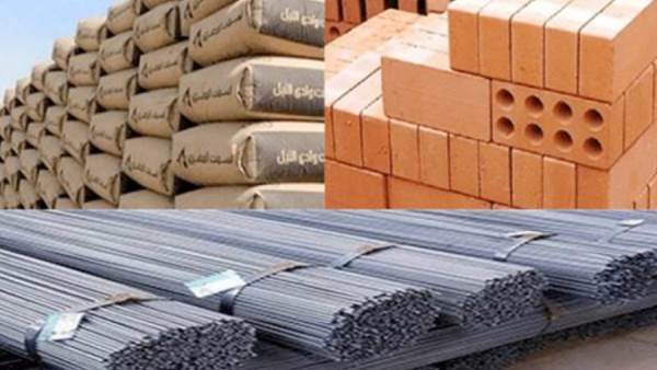 أسعار مواد البناء اليوم الاثنين 16 - 8 - 2021