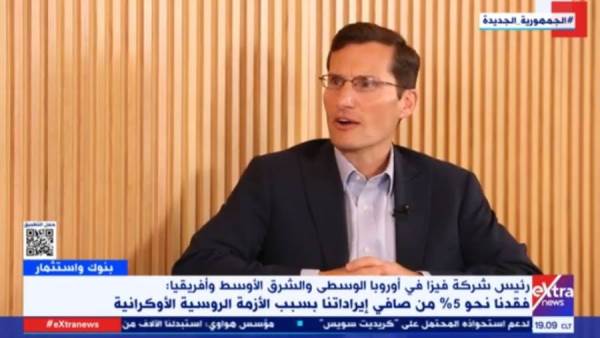 أندرو توري رئيس شركة فيزا في أوروبا الوسطى والشرق الأوسط وأفريقيا