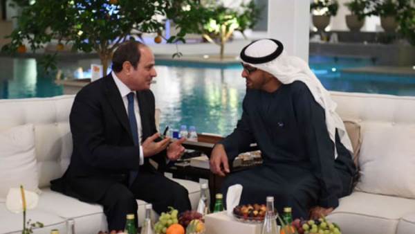 الرئيسي السيسي ومحمد بن زايد