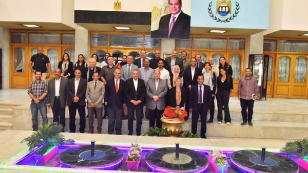 زيارة وفد الاتحاد الأوروبي لمحافظة أسيوط