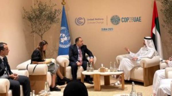 وزير المالية في مؤتمر cop28