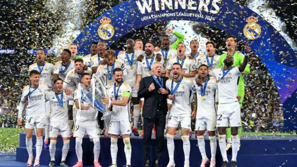 ريال مدريد بطل دوري أبطال أوروبا 2024