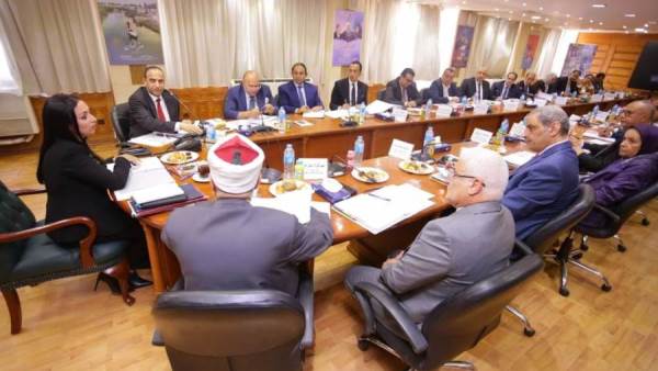 مايا مرسي في أول اجتماع لبنك ناصرالاجتماعي