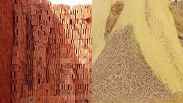 أسعار الطوب والزلط والرمل