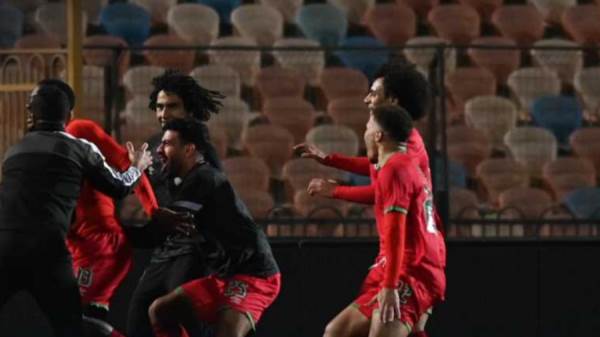 فرحة مودرن سبورت بالفوز